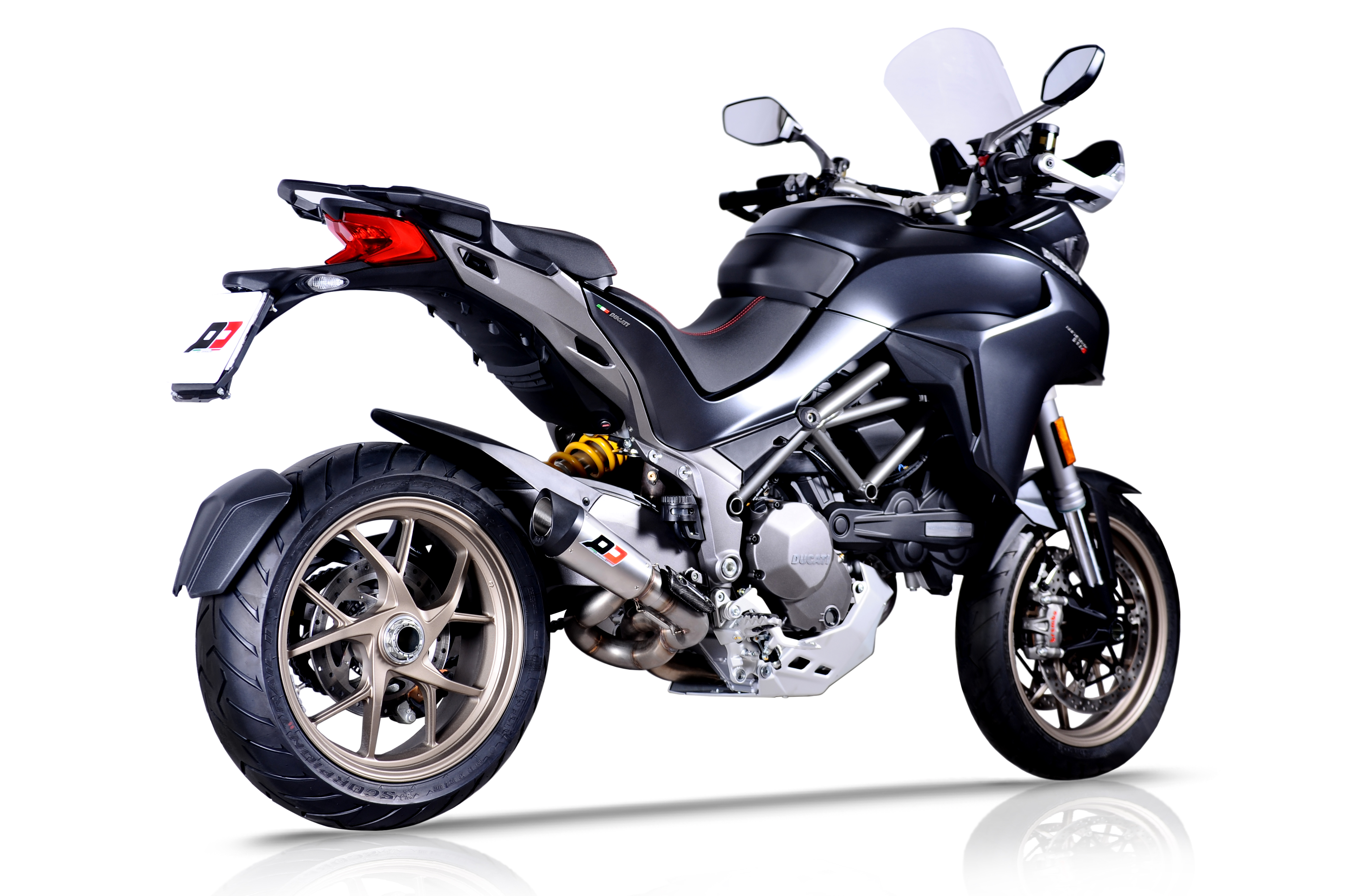 QD Exhaust GunSHot 2-1 Half system - DUCATI MULTISTRADA 1260 (2018+) and 1200 (2015-2017) QD Exhaust GunSHot 2-1 Half system - DUCATI MULTISTRADA 1260 (2018+) and 1200 (2015-2017)